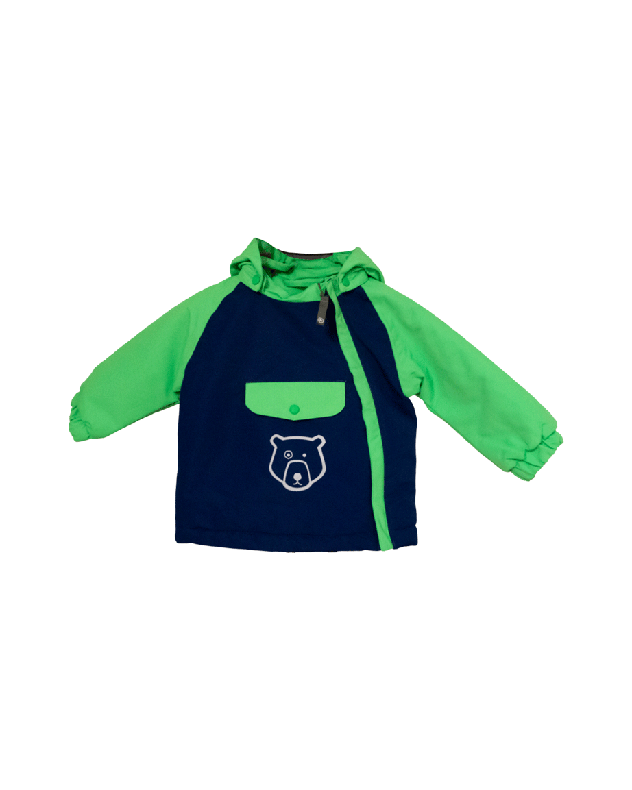 Copy of the COLOR KIDS green baby jacket