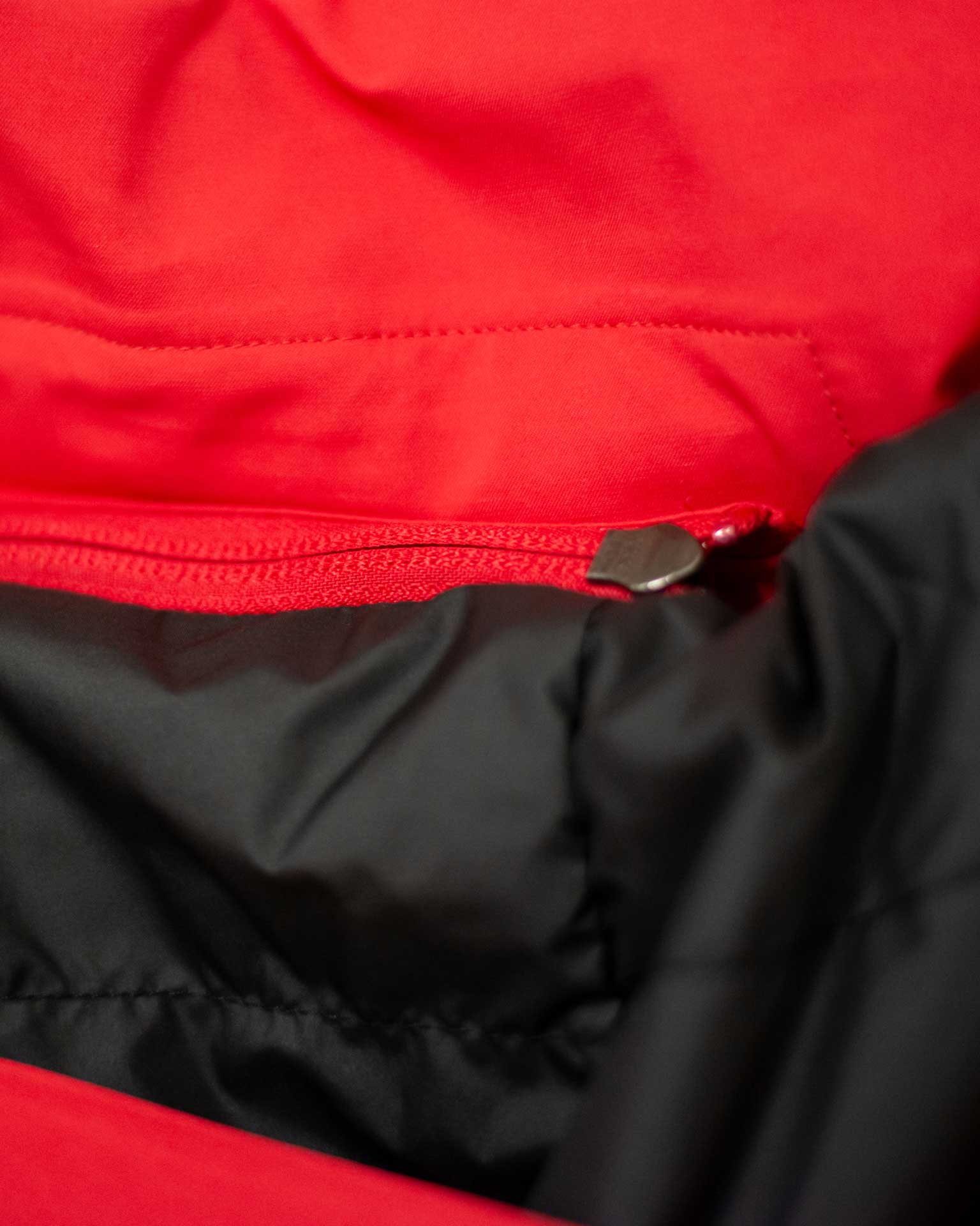 The North Face Lightweight hooded jacket in red